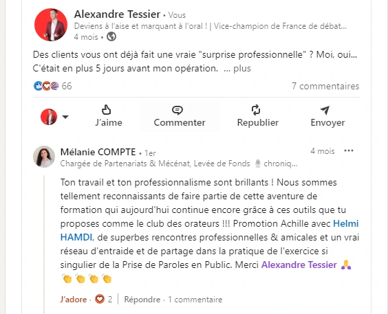 témoignage alexandre tessier