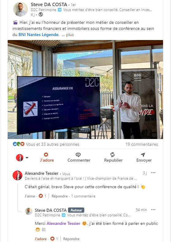 témoignage orateur